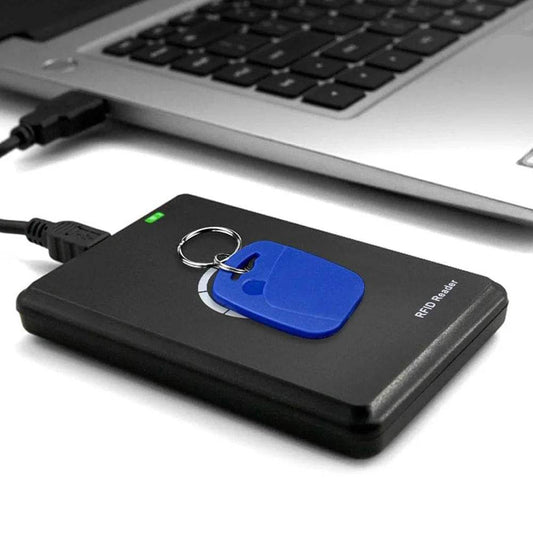 NFC Smart Card Reader Writer RFID Copier Duplicator 13.56MHz/125KHz/250KHz 125KHz Card Copier Key Tag Door Access Control System - Estalios