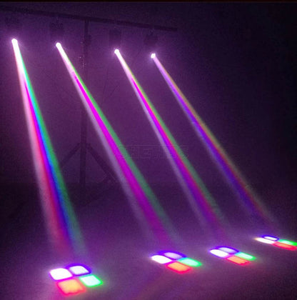 SHEHDS 10W Mini RGBW Moving Head Stage Lights for Events - Estalios