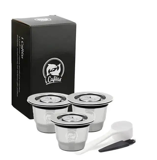 Sleek Reusable Coffee Capsule Set for Bold Eco Brewing - Estalios