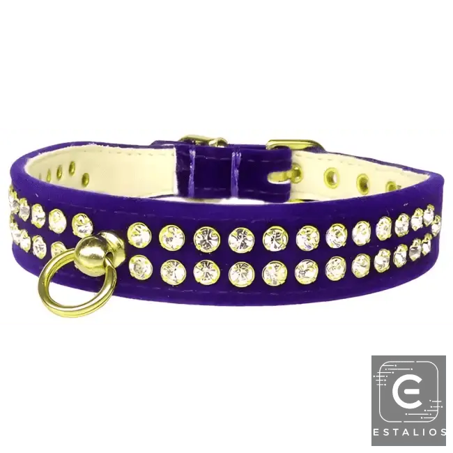 Sparkling Colorful Jeweled Dog Collars for Your Pet's Neck - Estalios