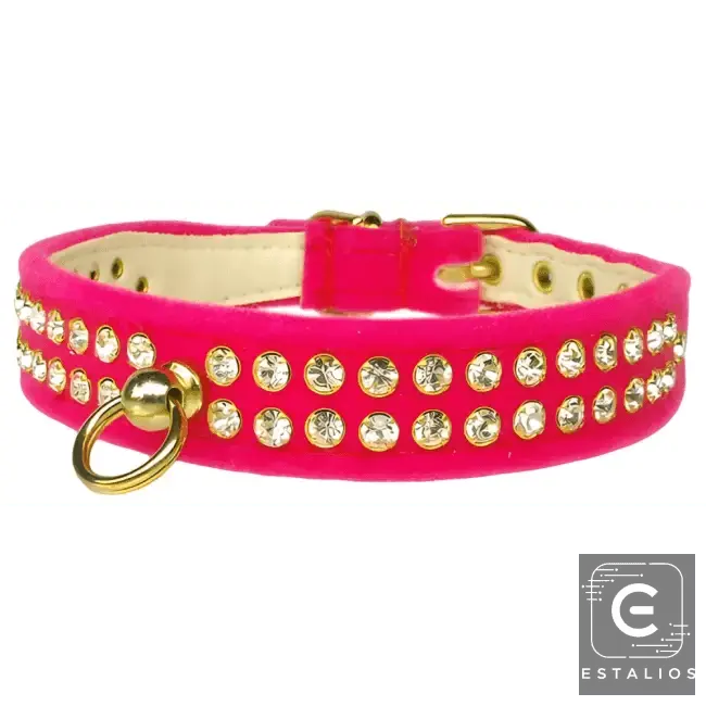 Sparkling Colorful Jeweled Dog Collars for Your Pet's Neck - Estalios