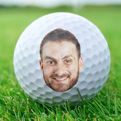 Custom Photo Golf Ball - Gift For Dad, Golfer, Grandpa - Estalios