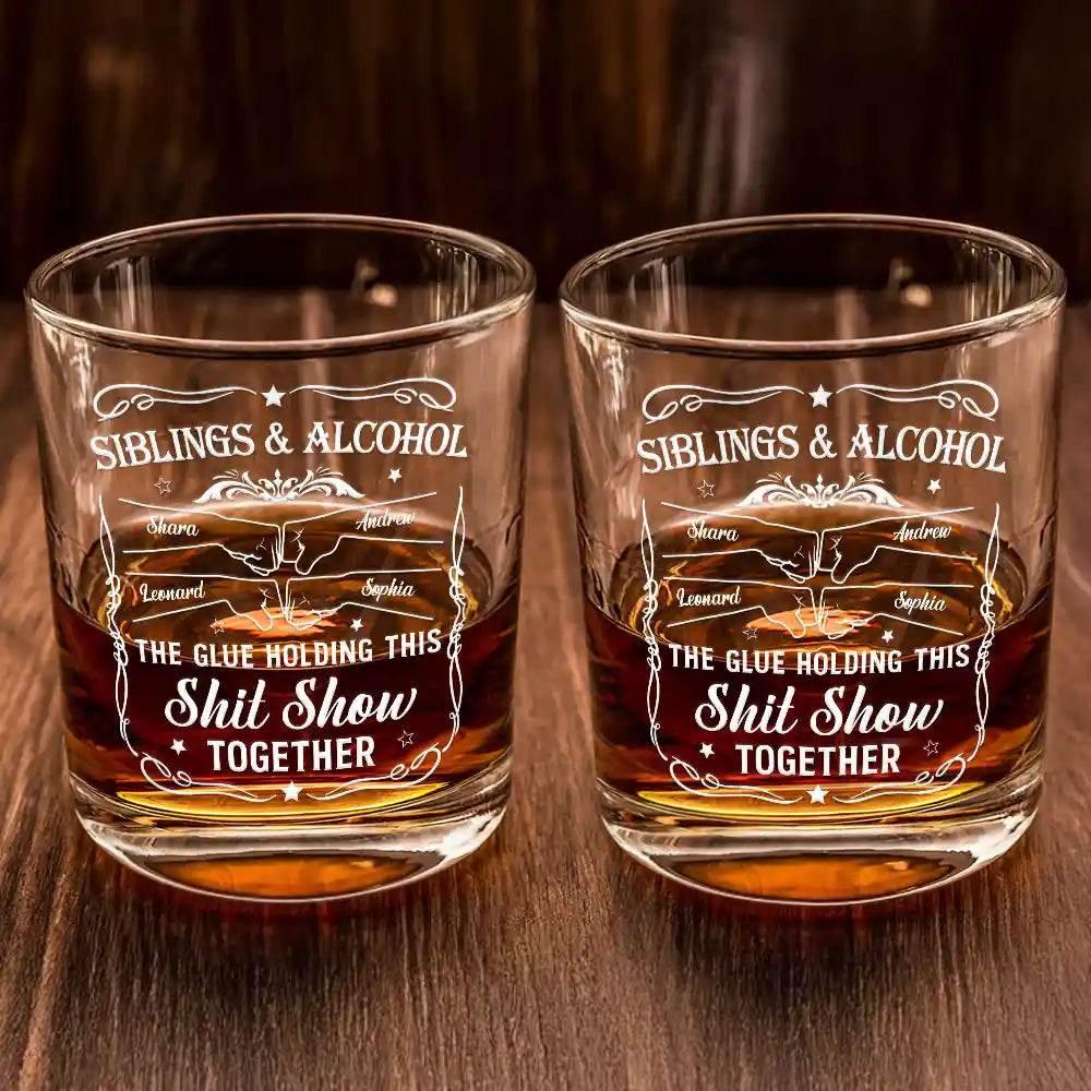 Personalized Whiskey Glass for Friends & Alcohol Lovers - Estalios