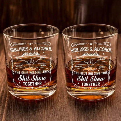 Personalized Whiskey Glass for Friends & Alcohol Lovers - Estalios