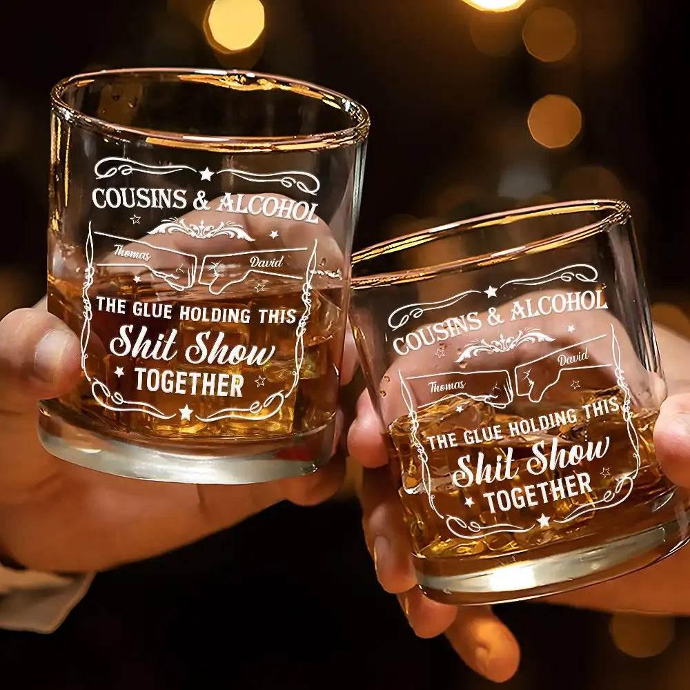 Personalized Whiskey Glass for Friends & Alcohol Lovers - Estalios