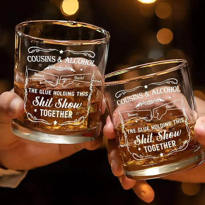 Personalized Whiskey Glass for Friends & Alcohol Lovers - Estalios