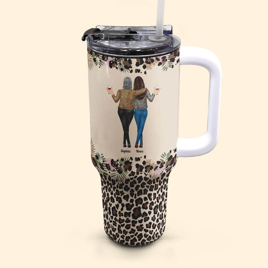 Personalized 40oz Tumbler for Daughter: I Am The Storm - Estalios