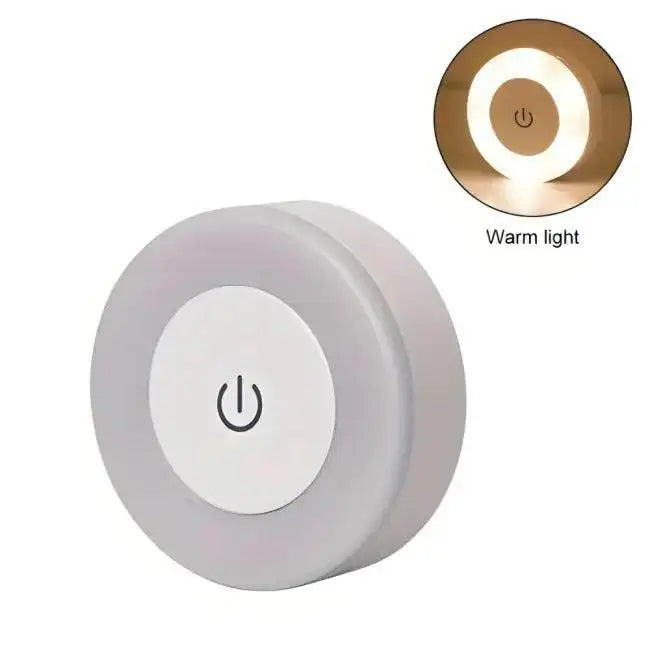 Versatile LED Touch Night Light with Rechargeable Battery - Estalios