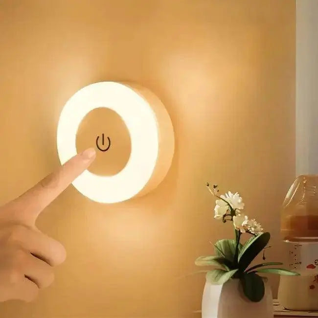 Versatile LED Touch Night Light with Rechargeable Battery - Estalios