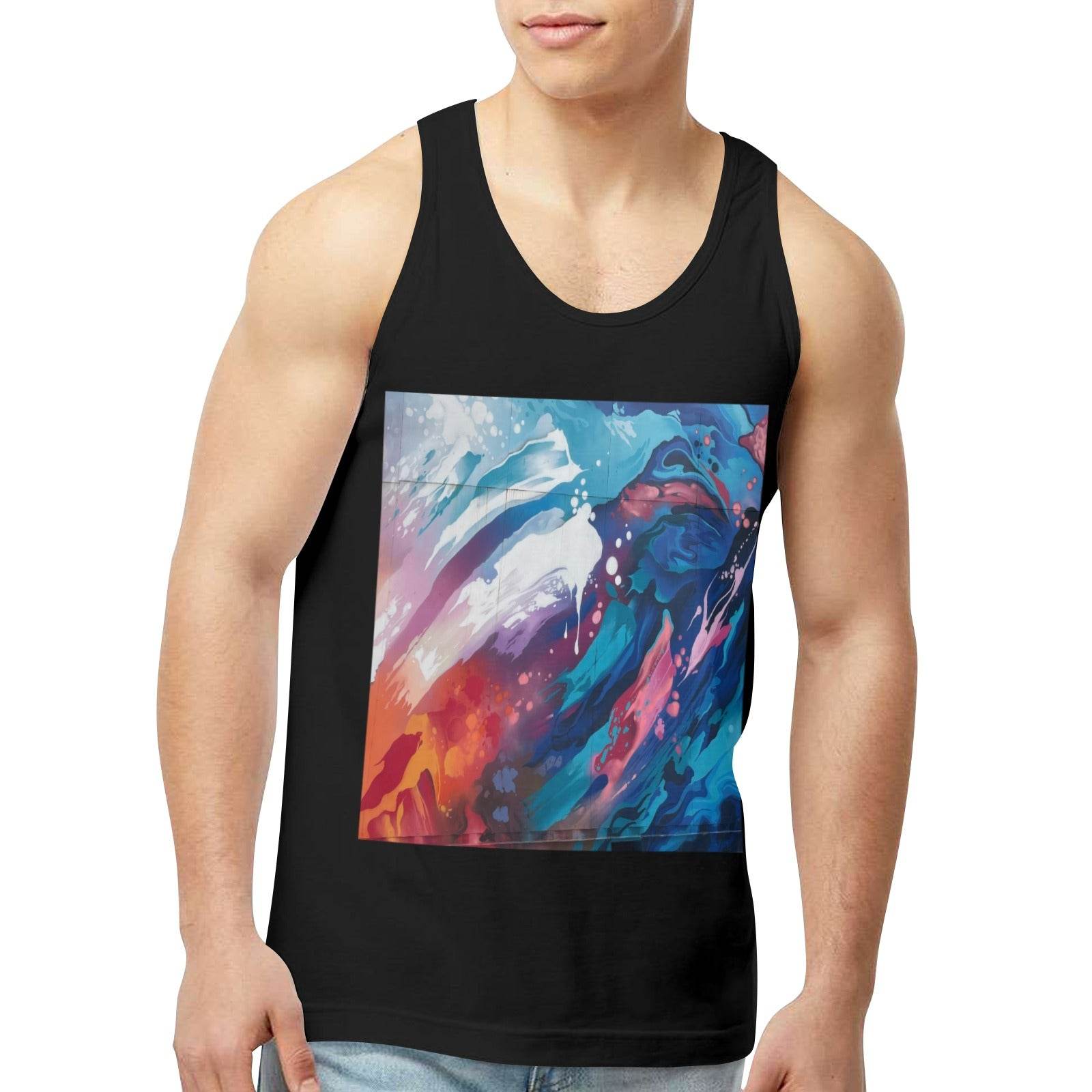 Men's Tank Top (Front Printing) Made in USA for Summer Style - Estalios
