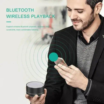 A10 Wireless Bluetooth Small Steel Cannon Portable Speaker With Epic Sound - Estalios