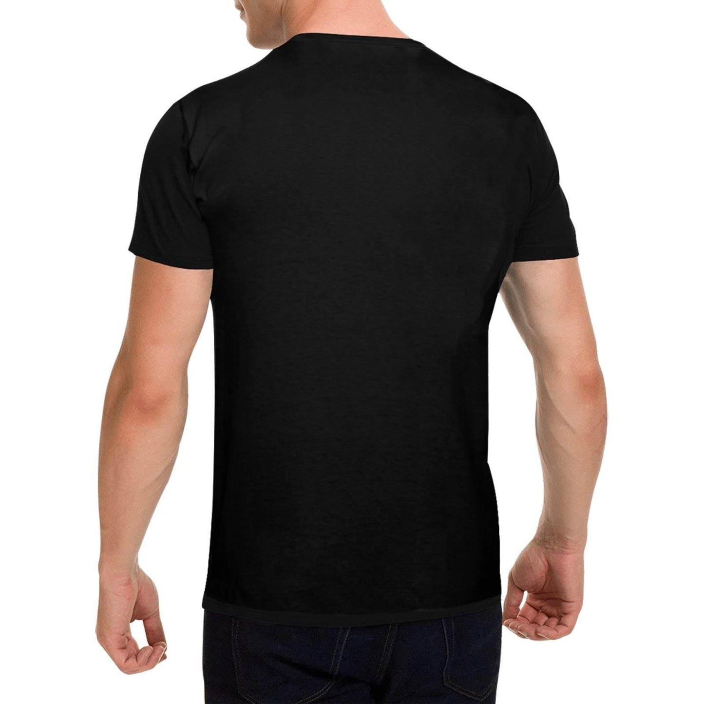 Men Heavy Cotton T-Shirt Front Print Made in USA - Estalios