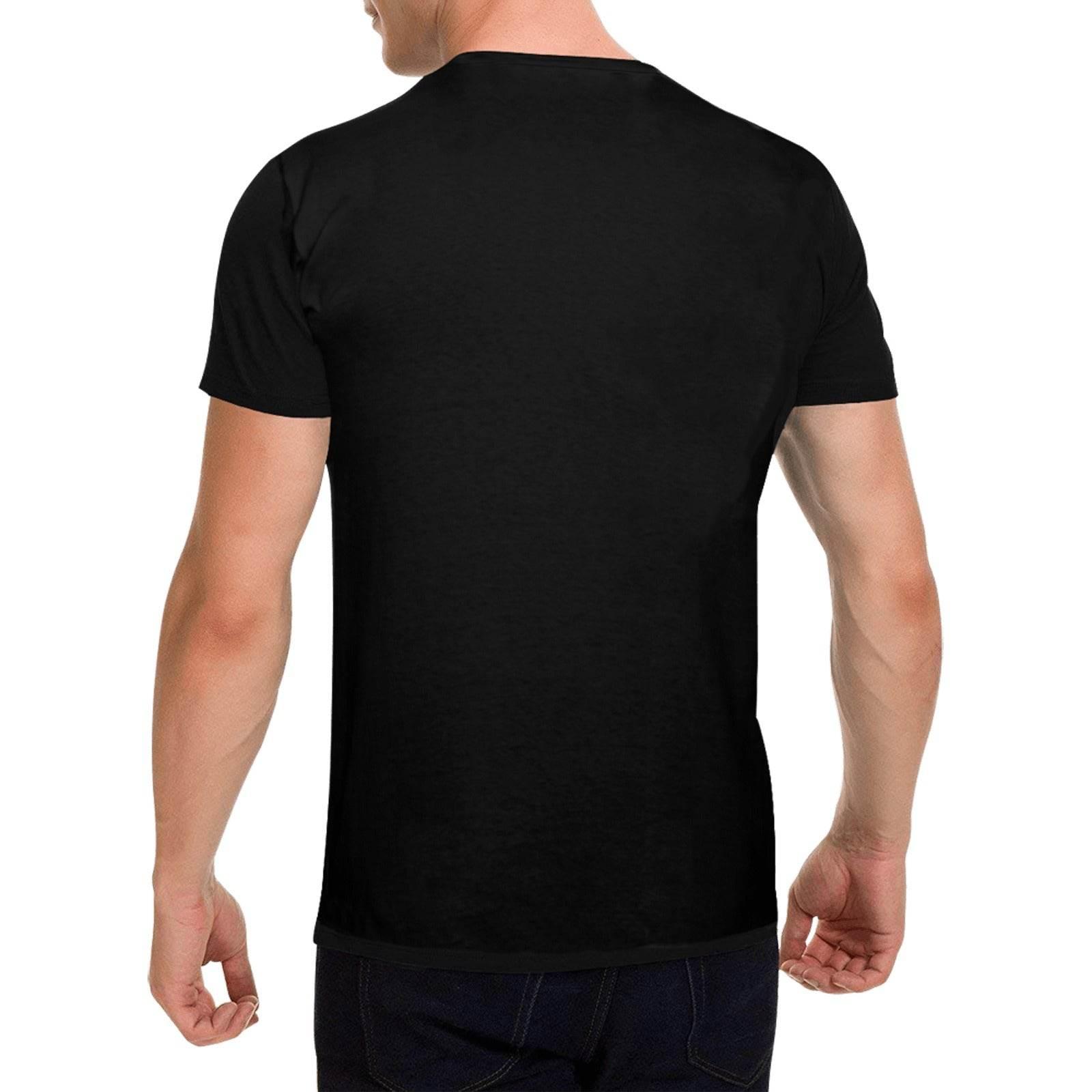 Men Heavy Cotton T-Shirt Front Print Made in USA - Estalios