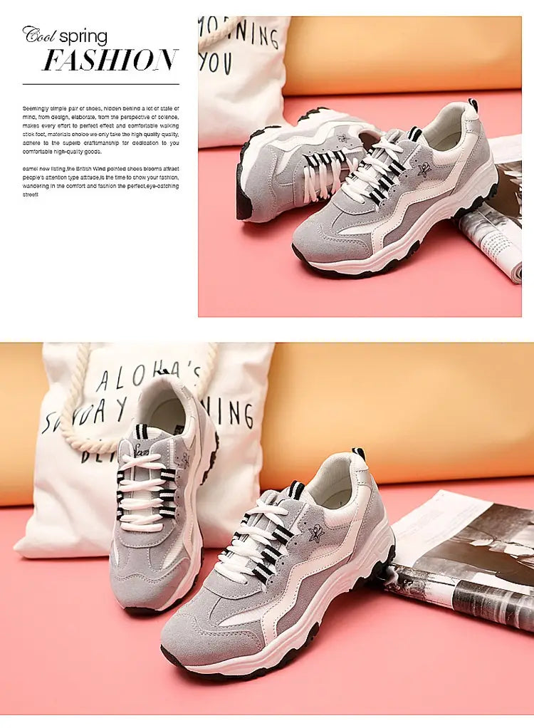 Spring New Low-top Platform Casual Sneaker Women