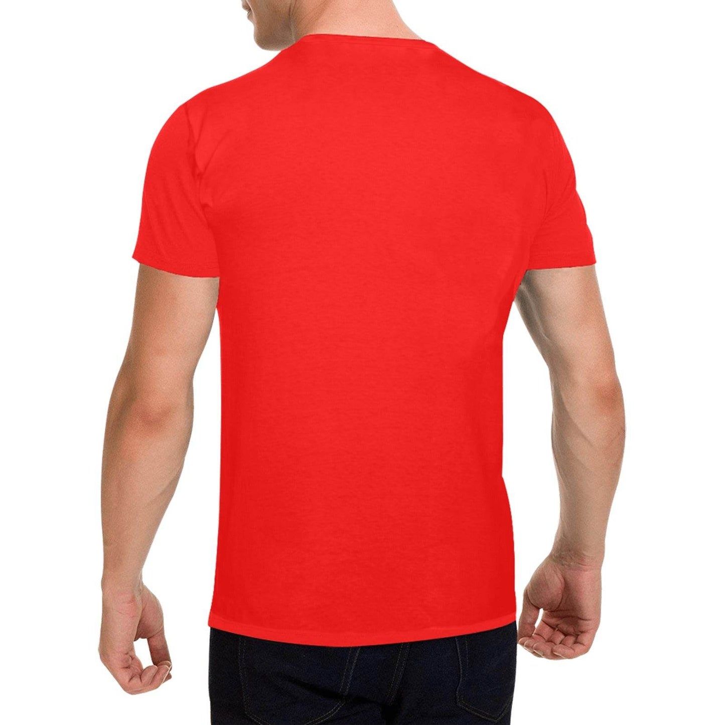Men - Heavy Cotton T-Shirt - Front Print （Made in USA，Ships to USA Only） - Estalios