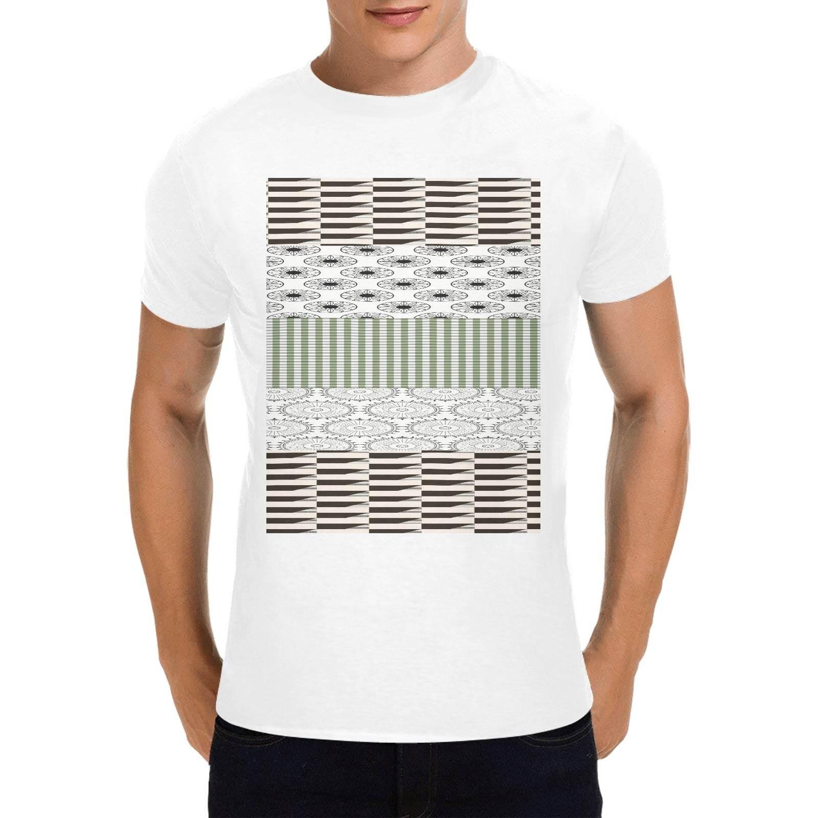 Men Heavy Cotton T-Shirt Front Print Made in USA - Estalios