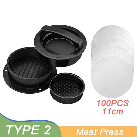 Hamburger Meat Press Maker Non-Stick Burger Patty Mould - Estalios