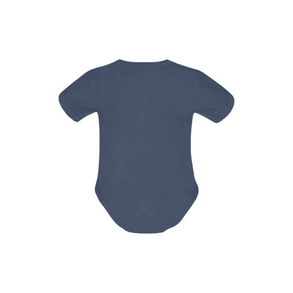Baby Powder Organic Short Sleeve One Piece Model T28（One Side Printing） - Estalios