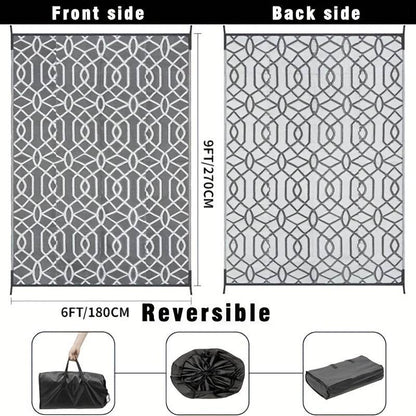 Waterproof Reversible Outdoor Rug For Patios And RV Camping - Estalios