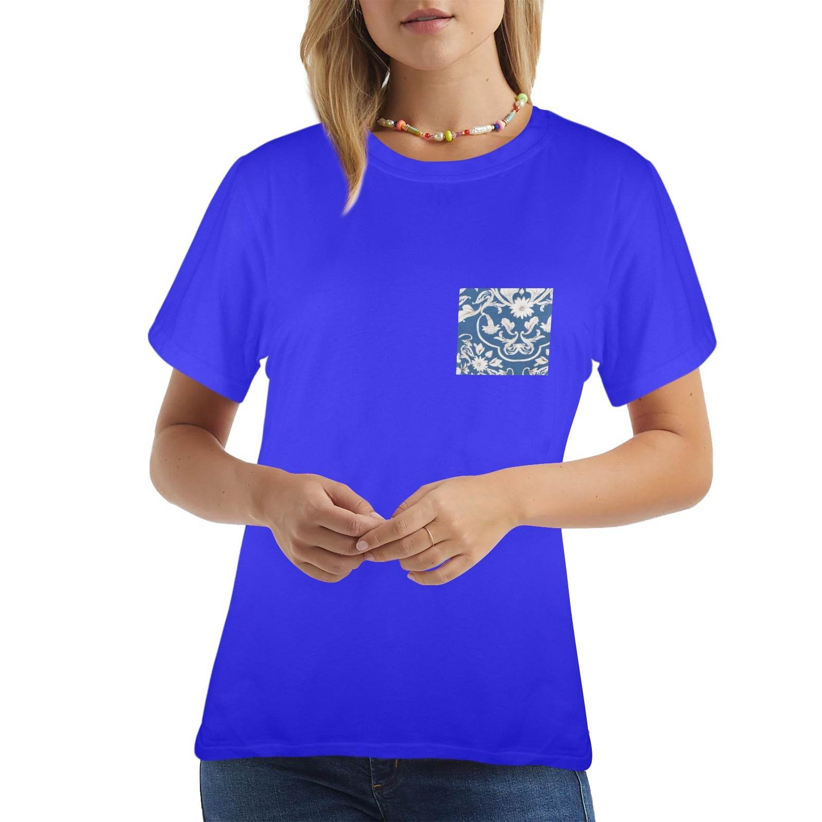 New Women's T-Shirt in USA Size Front Print （Made in USA，Ships to USA Only） - Estalios