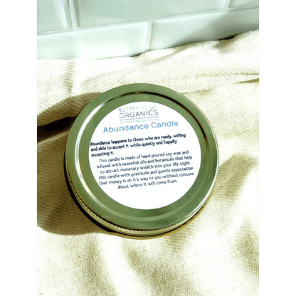 Abundance Candle Blast: Crystal Herbs and Creamy Aroma Awakening - Estalios