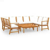 Acacia Wood Oasis: your Dream Outdoor Sectional! Get Ready to Transform your Patio Into the Ultimate Relaxation Zone with our Stunning Wooden Outdoor Sectional Sofa - Estalios