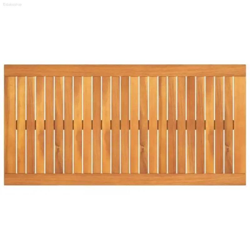 Acacia Wood Table: Solid Acacia Style! Here's that Product Description you Wanted: Elevate your Outdoor Space with this Stunning Rectangular Wooden Coffee - Estalios
