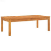 Acacia Wood Table: Solid Acacia Style! Here's that Product Description you Wanted: Elevate your Outdoor Space with this Stunning Rectangular Wooden Coffee - Estalios