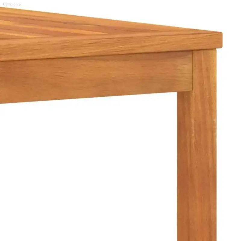 Acacia Wood Table: Solid Acacia Style! Here's that Product Description you Wanted: Elevate your Outdoor Space with this Stunning Rectangular Wooden Coffee - Estalios