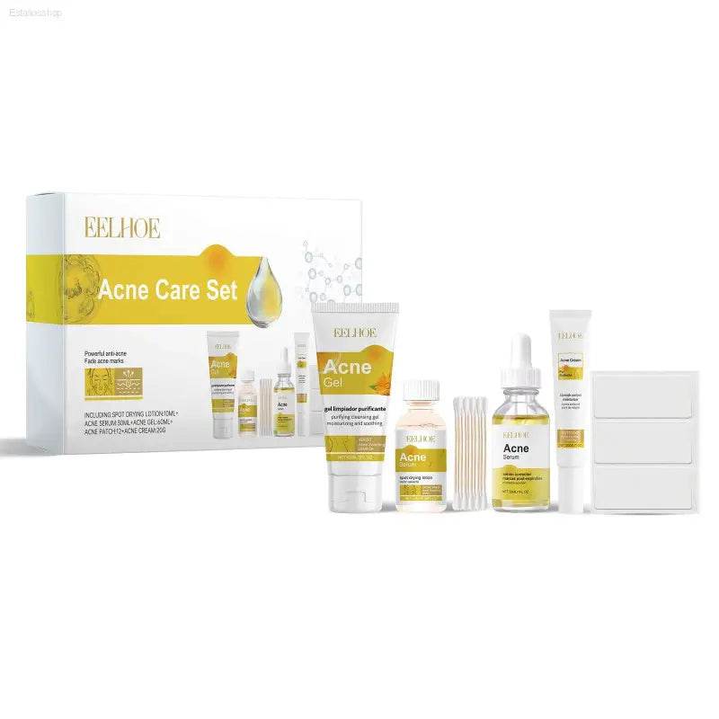 Acne Skin Care Set for Moisturizing and Soft Skin - Estalios