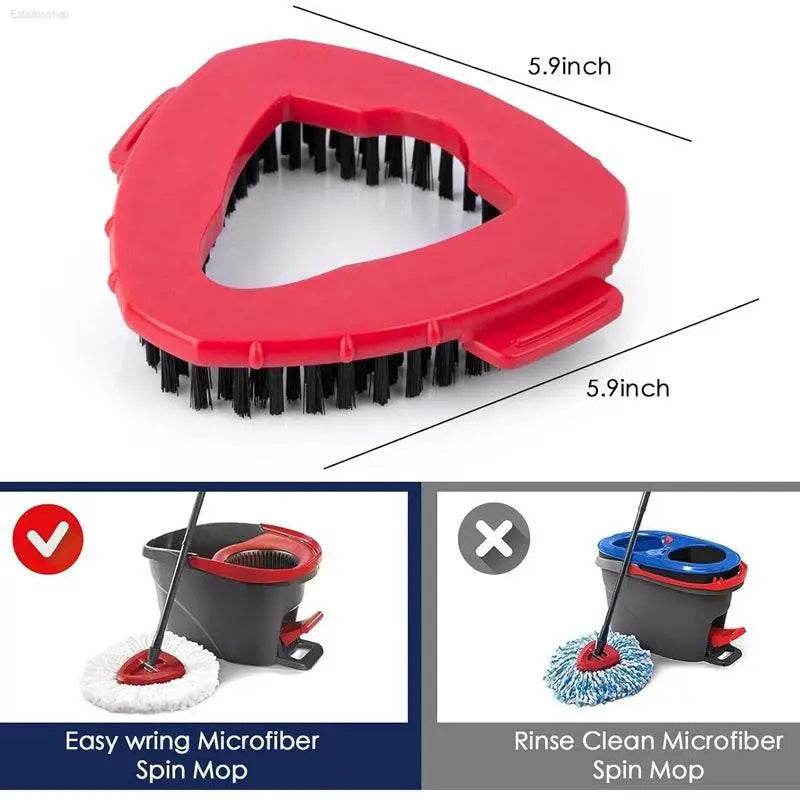 Adapted to O-Cedar RinseClean Large Triangular Brush Head - Estalios