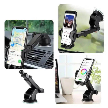 Adjustable 360° Car Phone Holder for Ultimate Viewing Experience - Estalios