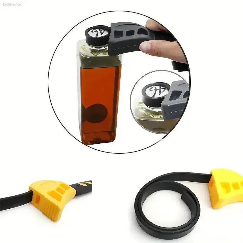 Adjustable 6 - Inch Belt Wrench Oil Filter Puller with Versatile Strap Design for DIY Enthusiasts and Professionals - EstaliosShop
