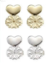 Adjustable 925 Sterling Silver Earring Backs for Heavy Earrings - Estalios