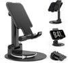 Adjustable Foldable Phone Stand for Desk 360° Rotating Holder - Estalios