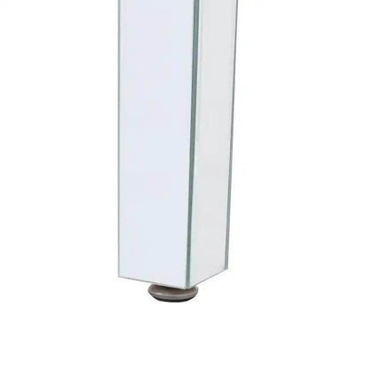 Dazzling Mirrored Coffee Table with Adjustable Leg Pads for Stability - Estalios