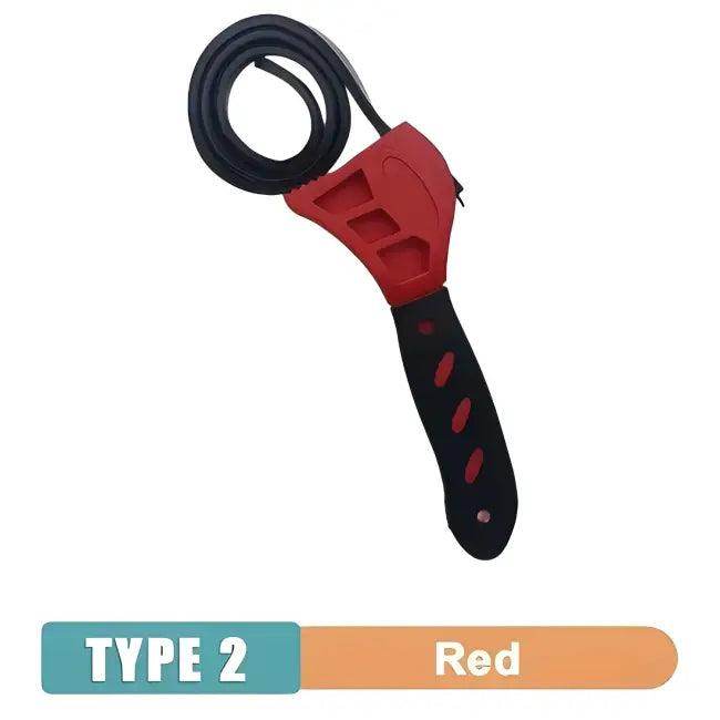 Adjustable Oil Filter Puller Strap Wrench for Easy Removal - Estalios