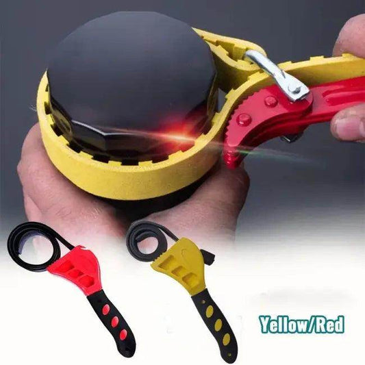 Adjustable Oil Filter Puller Strap Wrench for Easy Removal - Estalios