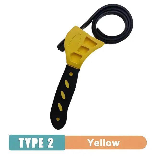 Adjustable Oil Filter Puller Strap Wrench for Easy Removal - Estalios
