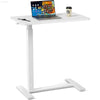 Adjustable Overbed Bedside Table with Wheels for Home Use - Estalios