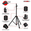 Adjustable Tall Speaker Stand Tripod for DJ Studio Use - Estalios
