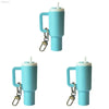 Cute Mini Cup Keychain Lip Balm Holder for Handbag Decor and Essential Accessory