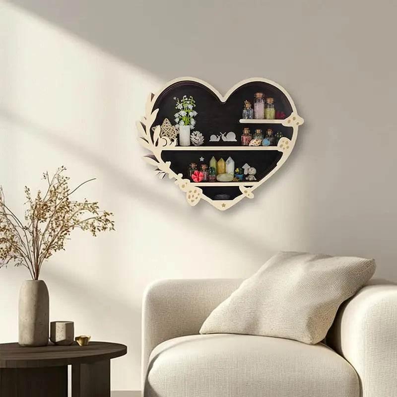 Adorable Mushroom Shelf for Crystal Display and Decor - Estalios