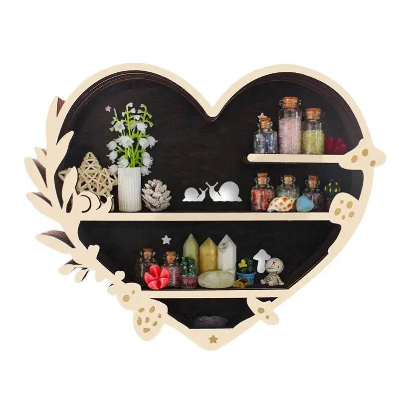 Adorable Mushroom Shelf for Crystal Display and Decor - Estalios