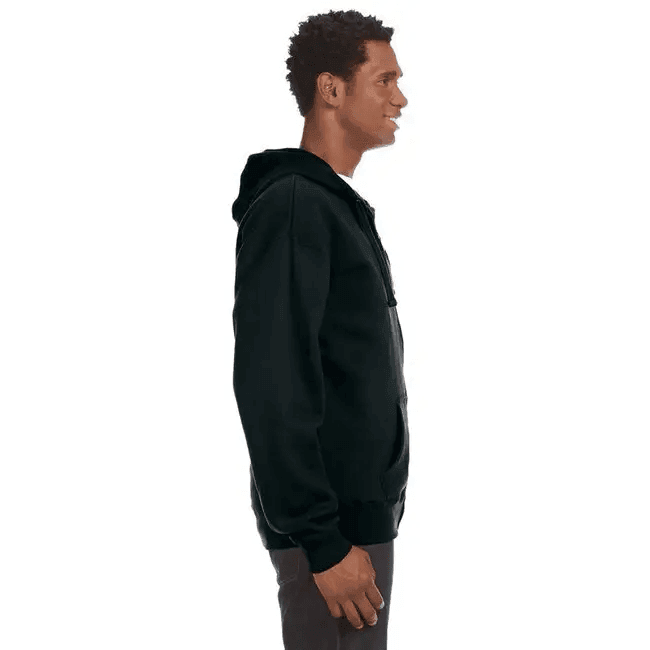 Adult Premium Full-Zip Fleece Hooded Sweatshirt - OXFORD - S for Cozy Comfort - Estalios