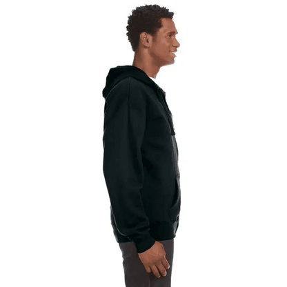 Adult Premium Full-Zip Fleece Hooded Sweatshirt - OXFORD - S for Cozy Comfort - Estalios