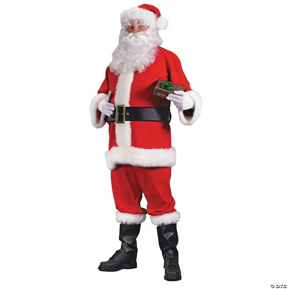 Affordable Adult Economy Santa Suit Costume for Festive Fun - Estalios