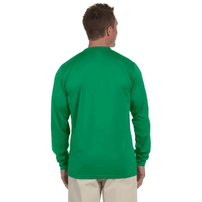Adult Wicking Long-Sleeve T-Shirt - WHITE - L for Comfort - Estalios
