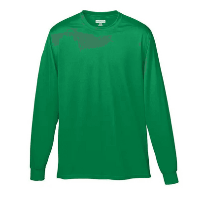 Adult Wicking Long-Sleeve T-Shirt - WHITE - L for Comfort - Estalios