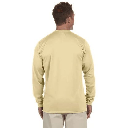 Adult Wicking Long-Sleeve T-Shirt - WHITE - L for Comfort - Estalios